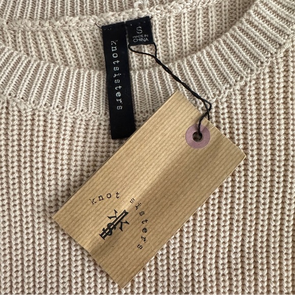 Knot Sisters Stripe Sweater - NWT szS - Picture 4 of 6